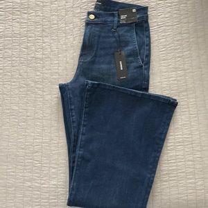 Express Women Jeans Flare Mid Rise Size 6S